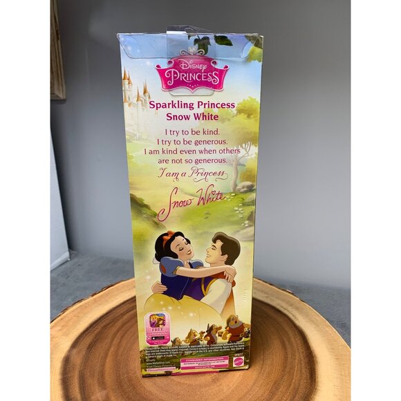 Disney Princess Sparkling Snow White Doll 2014 New By Mattel - Picture 3 of 7